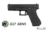 點一下即可放大預覽 -- [黑色]-WE G17 Gen5 克拉克 金屬瓦斯槍 手槍 GBB 後座力 滑套會動 無彈後定
