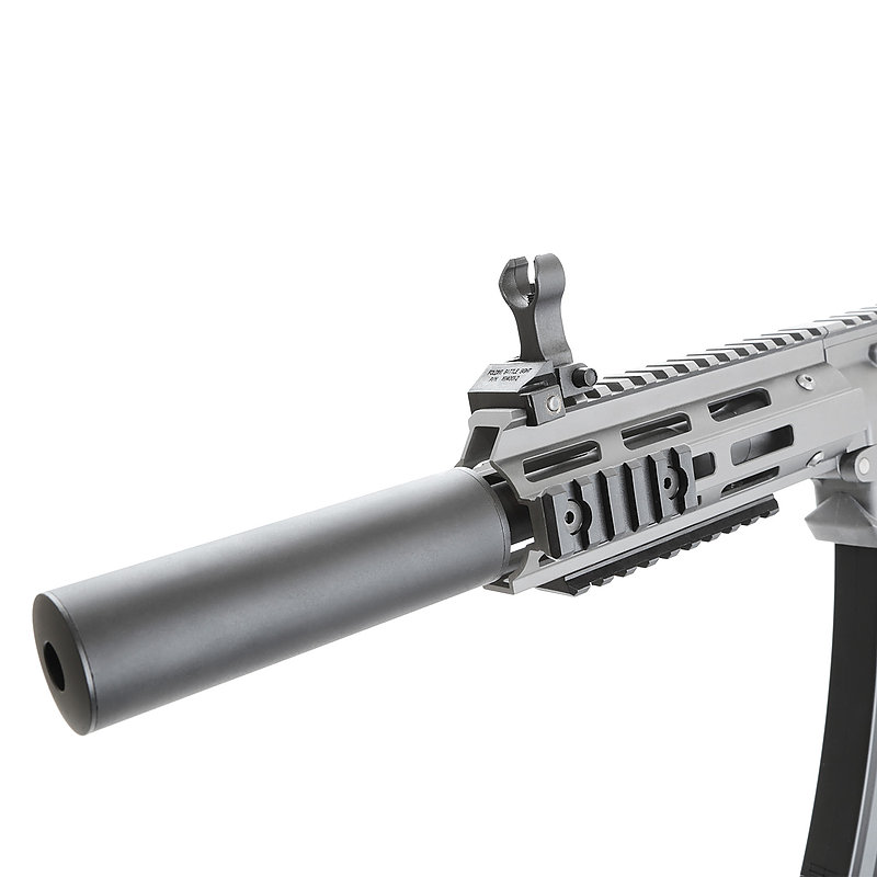 預購-King Arms【金屬灰 M-LOK滅音版】PDW 9mm SBR SD衝鋒槍 長槍 電動槍