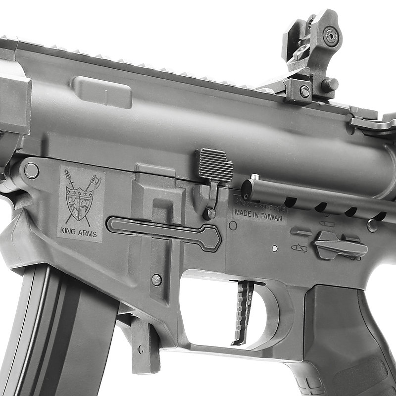 預購-King Arms【金屬灰 M-LOK滅音版】PDW 9mm SBR SD衝鋒槍 長槍 電動槍