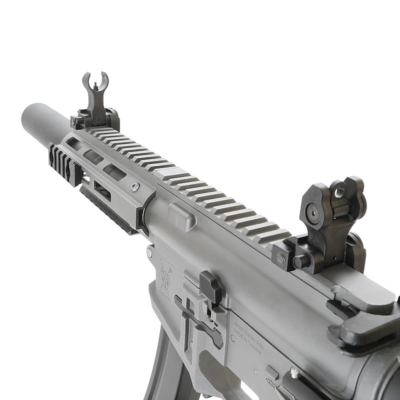 預購-King Arms【金屬灰 M-LOK滅音版】PDW 9mm SBR SD衝鋒槍 長槍 電動槍