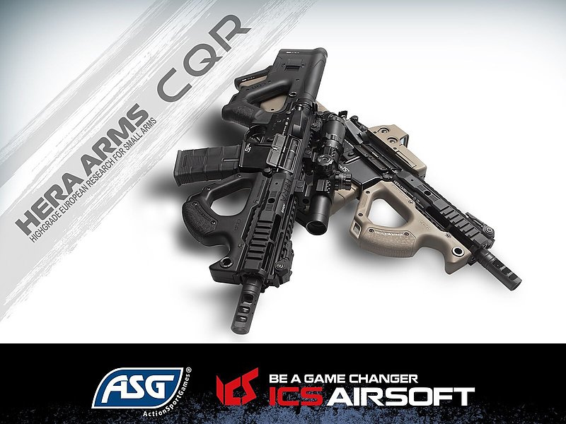 預購~一芝軒 ICS & HERA Arms CQR 電動步槍 全黑 全新二代電子扳機版本