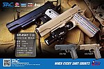 點一下即可放大預覽 -- SRC M45A1 全金屬Co2手槍 近身距離作戰手槍 雙動力系統
