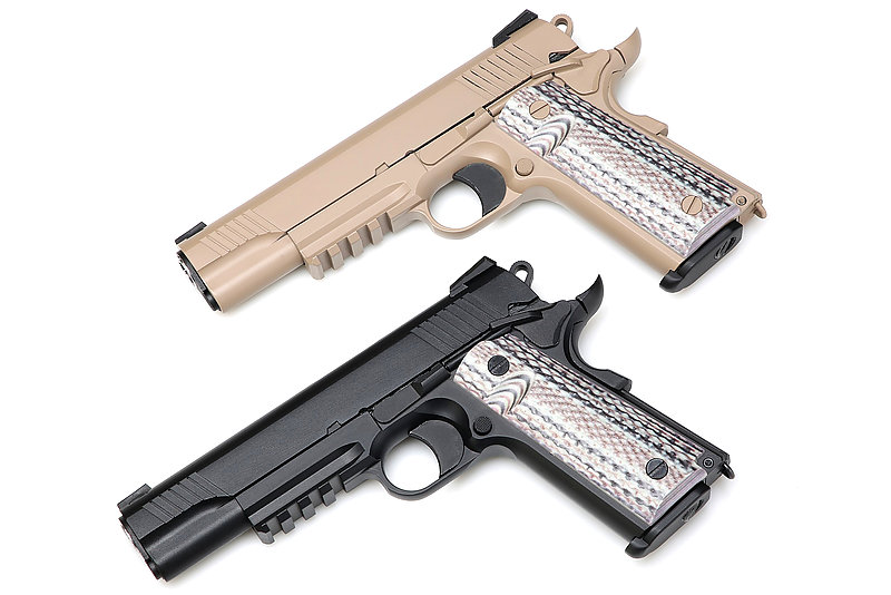 SRC【黑色】M45A1 全金屬CO2手槍 近身距離作戰手槍 雙動力(瓦斯/CO2),M1911