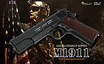 點一下即可放大預覽 -- SRC 美版刻字 M1911 瓦斯槍（送槍箱+滑套會動、後座力）點45、GBB手槍、BB槍、美軍、國軍裝備