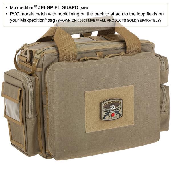 MAXPEDITION【SWAT】EL GUAPO PVC軟膠臂章 66x58mm