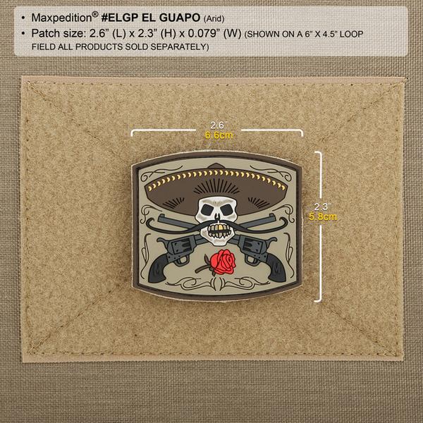 MAXPEDITION【SWAT】EL GUAPO PVC軟膠臂章 66x58mm