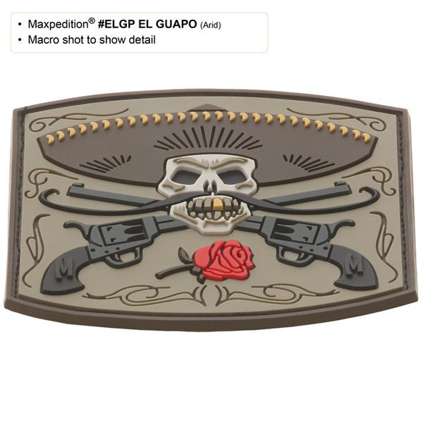 MAXPEDITION【SWAT】EL GUAPO PVC軟膠臂章 66x58mm