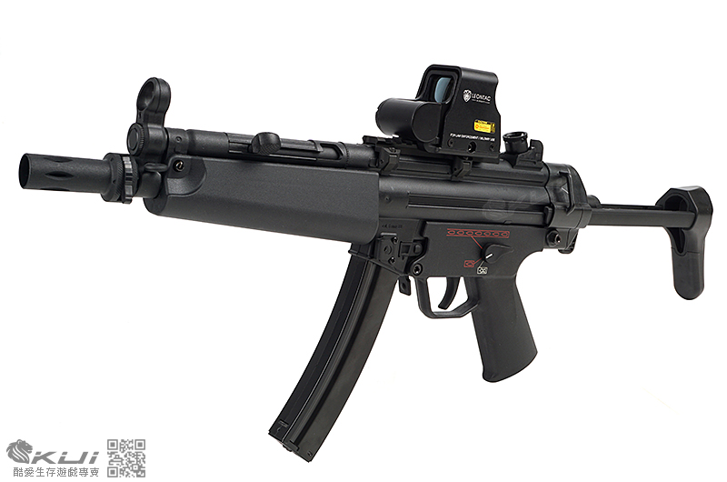 SRC MP5-A5 運動版 伸縮托 AEG電動衝鋒槍,電槍 (靜音彈匣)