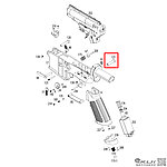 點一下即可放大預覽 -- KWA／KSC M4 電槍身後插銷（零件編號#121）AEG電動槍零件