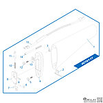 點一下即可放大預覽 -- G&G 怪怪 C7A1 電槍 固定槍托組（零件編號#GC7A1-11）AEG電動槍零件