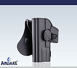 點一下即可放大預覽 -- [黑色~左手]-AMOMAX Glock G17／G18／G19 硬殼槍套 快拔槍套 Cytac槍套（G23／32／34／35）AM-G19