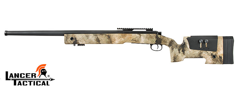 LANCER TACTICAL【廢墟迷彩】M40A3 手拉空氣狙擊槍 AT-AU
