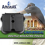 AMOMAX【黑色】CYTAC 通用雙口彈匣袋 for 9mm，.40，.45ACP