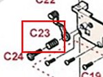 點一下即可放大預覽 -- HFC VSR11 板機彈簧 (零件編號#C23)