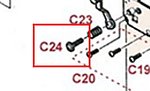 點一下即可放大預覽 -- HFC VSR11 板機螺絲 (零件編號#C24)