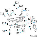 點一下即可放大預覽 -- HFC VSR10、11 板機座固定螺絲 一入（零件編號#C17、T17）