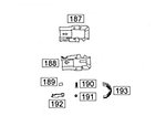 點一下即可放大預覽 -- WE SCAR H / L 全開膛HOP-UP座總成 (零件編號#187、188、189、190、191、192、193)