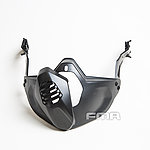 點一下即可放大預覽 -- [黑色]-FMA 戰術頭盔 半面罩 護嘴 TB1354