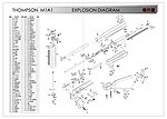 點一下即可放大預覽 -- WE M1A1 湯普森 Thompson GBB 瓦斯衝鋒槍 爆炸圖