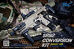 [沙色]-SRC M92 衝鋒套件 手槍轉衝鋒槍（For M9A1、M9A3 Marui／WE／KJ／SRC／KSC）P-122