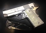 點一下即可放大預覽 -- [白色]-HOGUE V10用 樹脂握把片 For Springfield V10 Ultra Compact .45 (HOGUE-43318(WHITE))