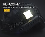 點一下即可放大預覽 -- [白色]-Wosport 戰術信號燈 夜跑 夜戰 雙模式 持續／閃爍~HL-ACC-41