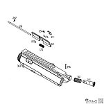 點一下即可放大預覽 -- KWA／KSC VM4系列 電動槍 AEG 上槍身總成