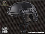 [黑色]-Emersongear 愛默生 FAST運動版頭盔 BJ款頭盔，傘兵盔（生存遊戲、自行車、越野車）EM8810