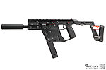 【黑色滅音管版】KRYTAC KRISS VECTOR 全金屬電動槍 衝鋒槍 KTAEG-VSMGF-BK03