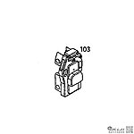 點一下即可放大預覽 -- KWA／KSC MP7A1 GBB 瓦斯槍 槍身後蓋（零件編號#103）