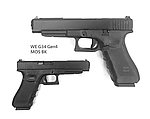 [黑色]-WE G34 Gen4 MOS版 克拉克 瓦斯槍 手槍 BB槍 可上RMR、DOC瞄具