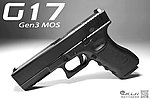 點一下即可放大預覽 -- WE G17 Gen3 MOS版 克拉克 瓦斯槍 手槍 BB槍 可上RMR、DOC瞄具
