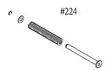 點一下即可放大預覽 -- KSC USP COMPACT 尾頂桿組 (零件編號#224)