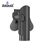 點一下即可放大預覽 -- [黑色]-AMOMAX Fits 1911／V10 5吋 硬殼快拔槍套 Cytac槍套（Marui／WE／KJ／KSC／KWA）AM-1911