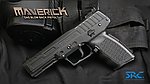 [黑色]-SRC SR285 Maverick 獨行俠 瓦斯槍，GBB手槍、非FN 57 BB槍（附槍箱）GB-0722