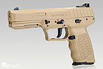 [沙色]-SRC SR285 Maverick 獨行俠 瓦斯槍，GBB手槍、非FN 57 BB槍（附槍箱）GB-0722