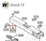 點一下即可放大預覽 -- WE GLOCK 克拉克 系列 準心螺絲 (零件編號#G-45)