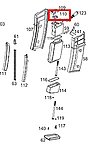 WE G39C (G36C) GBB 出氣橡皮 (零件編號#110) 