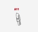 點一下即可放大預覽 -- SRC M92 彈匣頂彈桿 (零件編號#A11)