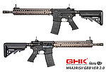 點一下即可放大預覽 -- 現貨！GHK Colt M4A1 RISII 瓦斯槍 GBBR氣動步槍 Ver2.0（Colt、Daniel Defense授權刻字）美軍長槍