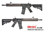 點一下即可放大預覽 -- GHK Colt M4A1 FSP 瓦斯槍 GBBR氣動步槍 Ver2.0（Colt、Daniel Defense授權刻字）美軍長槍