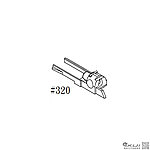 點一下即可放大預覽 -- KWA／KSC M92、M9A1 飛機座 （零件編號#320）  System7系統