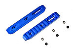 點一下即可放大預覽 -- [藍色]-SLONG 神龍 126mm魚骨片，Keymod規格、CNC製（一入）SL0801