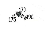 點一下即可放大預覽 -- KWA KSC TAR21 槍機後氣閥 (零件編號#170、175、196)