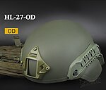 點一下即可放大預覽 -- MICH2000 頭盔 帶戰術導軌 國軍 WOSPORT