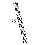 點一下即可放大預覽 -- KJ P226 KP01 推彈桿簧 (零件編號 #85)