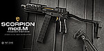 點一下即可放大預覽 -- [黑色]-日本馬牌 Marui Scorpion Mod.M 電動槍，AEG蠍式衝鋒槍，衝鋒手槍