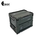 點一下即可放大預覽 -- SOF限定版軍事風收納箱，折疊工具箱，S號20公升，生存收納、露營釣魚、維修裝備~FTE181