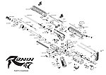 點一下即可放大預覽 -- KWA/KSC Ronin 47(AEG 2.5) AEG電動槍 爆炸圖