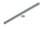 點一下即可放大預覽 -- WE MP5A3專用 覆進彈簧 (零件編號#109)